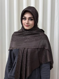روسری نخ ابریشم ژاکارد لمه قواره۱۴۰طرح پلنگی